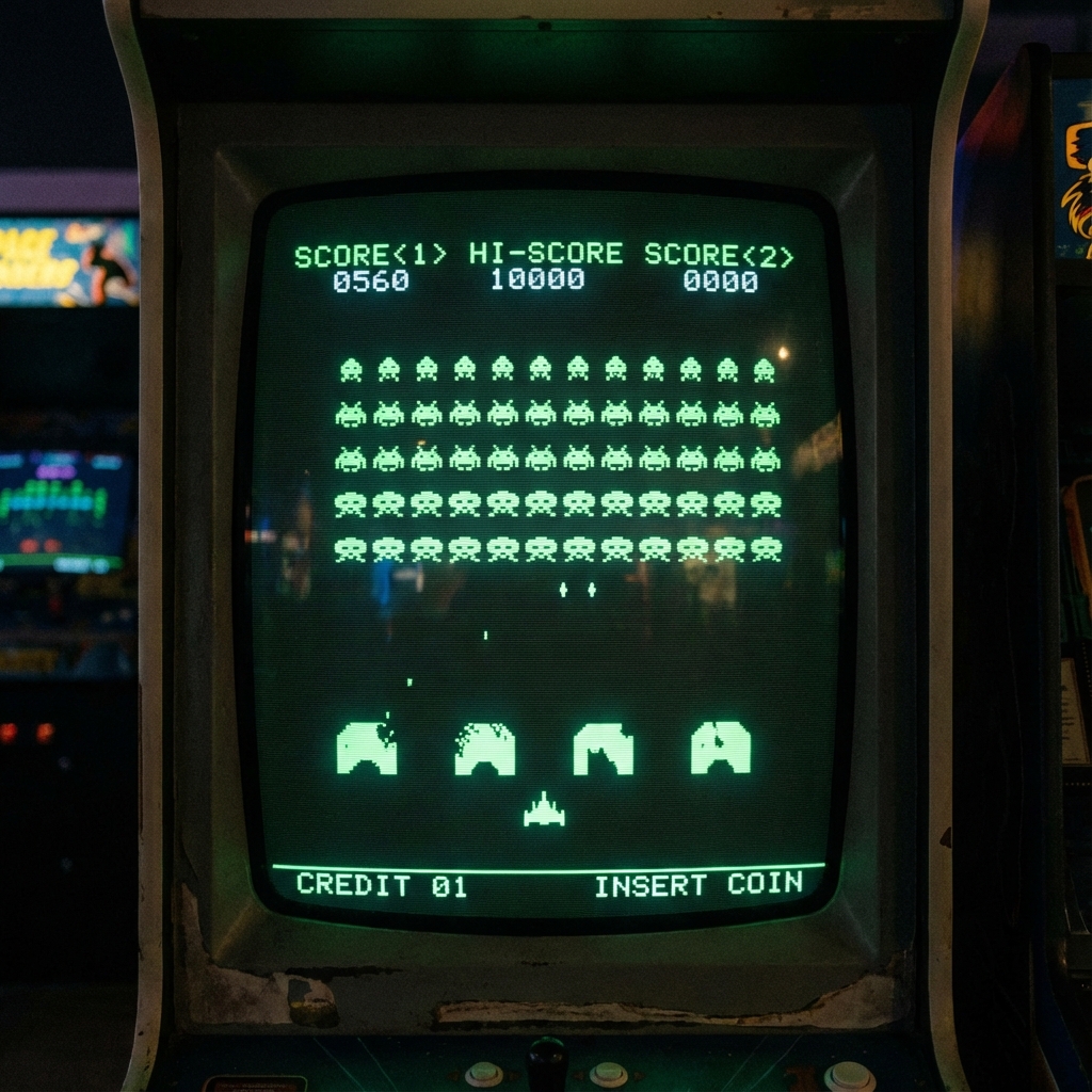 Space Invaders with 15 Design Patterns